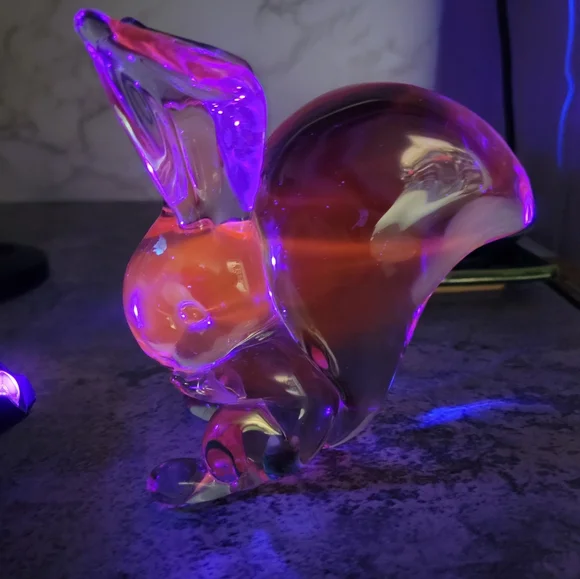 Archimede Seguso For Seguso Vetri D’arte Neodymium Glass Squirrel Murano - Picture 11 of 13